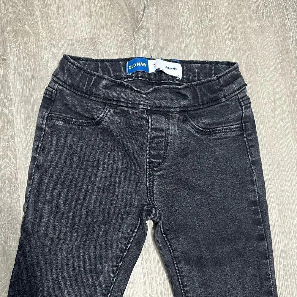 Old Navy Black Skinny Jeans Kids Size Medium 8 Girls Youth